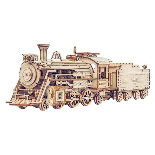 Robotime ROKR Prime Steam Express Train 3D Wooden Puzzle MC501