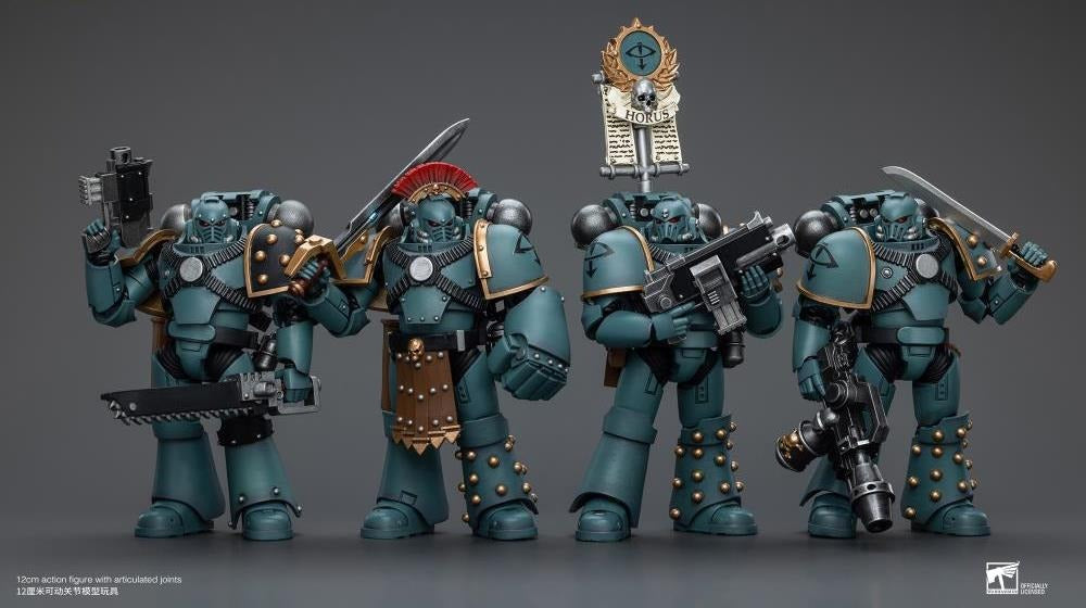 Sons of Horus: MKIV Tactical Squad Legionary with Legion Vexilla JT9589