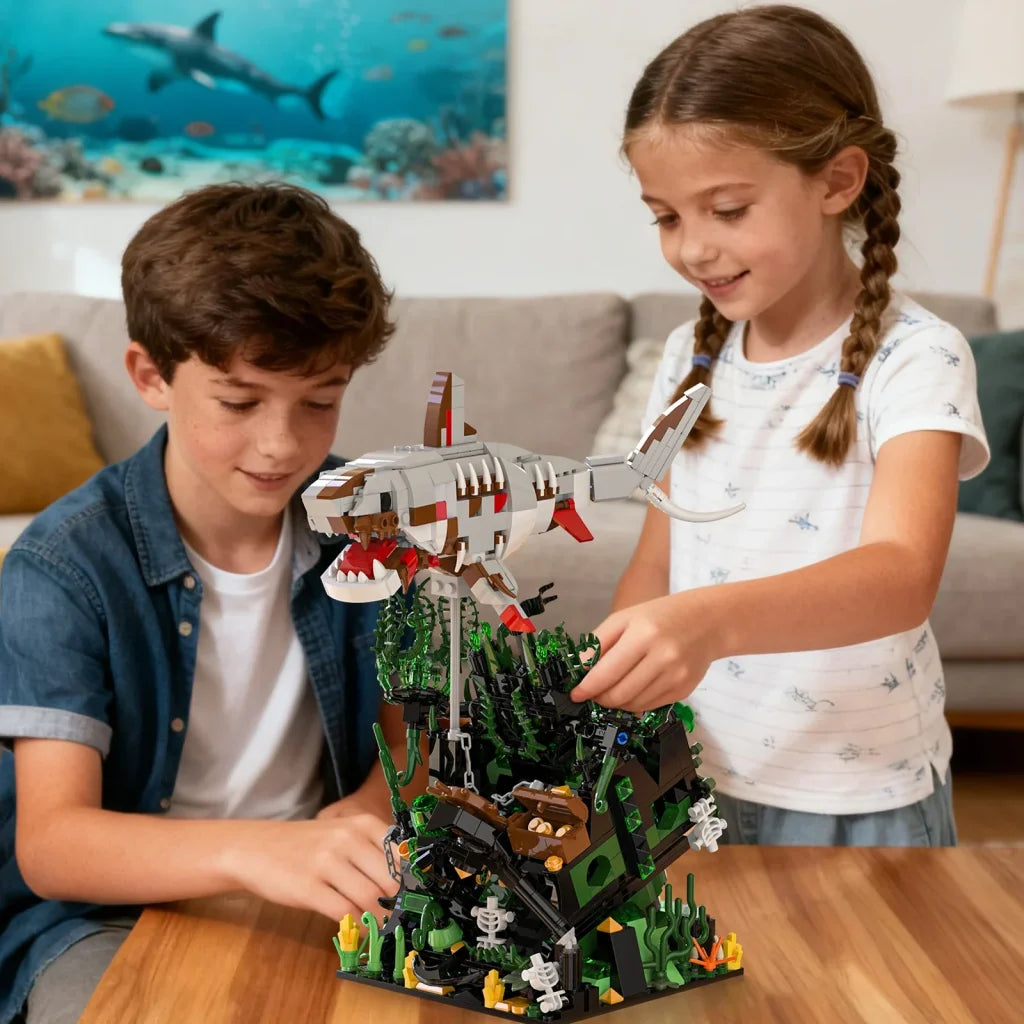 Deathshark’s Fortune Building Blocks 1014PCS