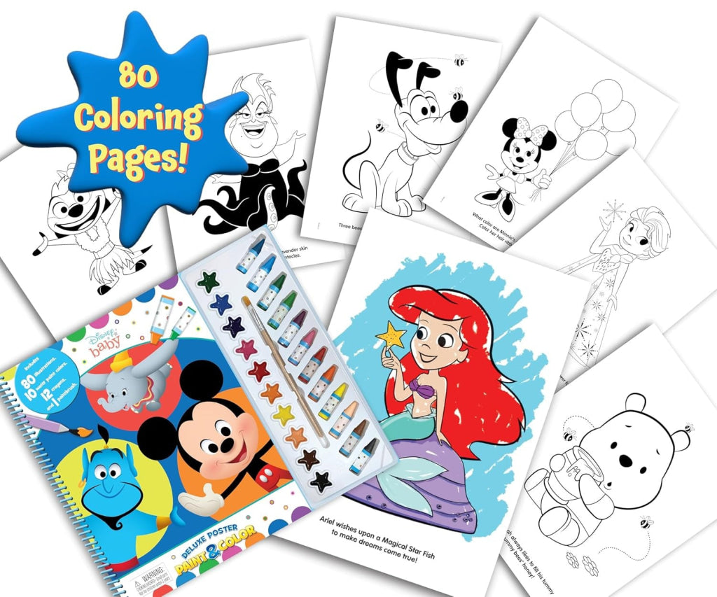 Deluxe Poster Paint & Colour: Disney Baby
