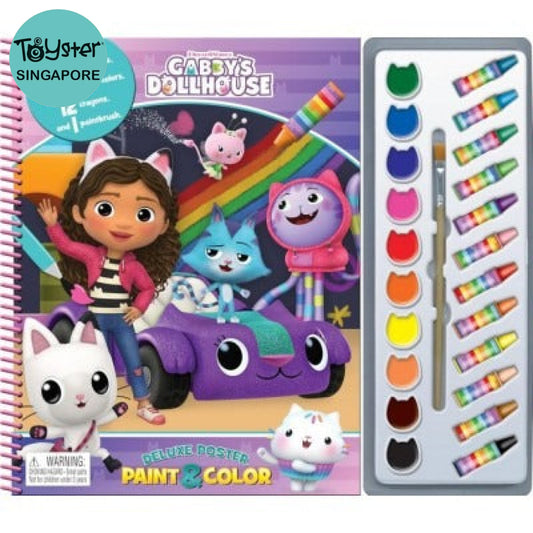 Deluxe Poster Paint & Colour: Gabby’s Dollhouse