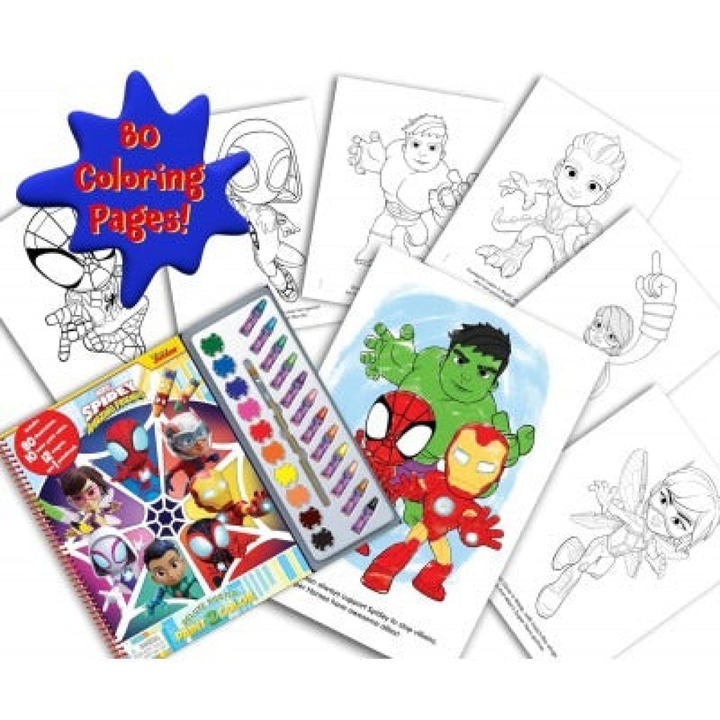 Deluxe Poster Paint & Colour Marvel Spidey and his Amazing Friends - Marvel