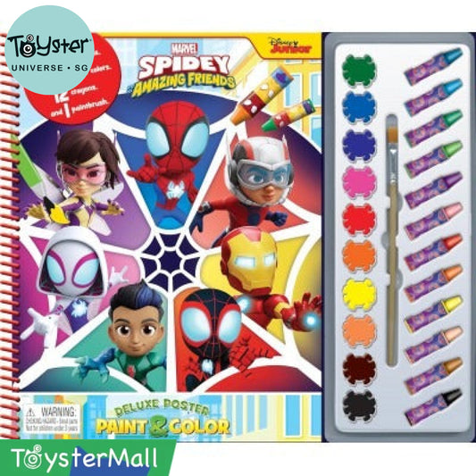 Deluxe Poster Paint & Colour Marvel Spidey and his Amazing Friends - Marvel