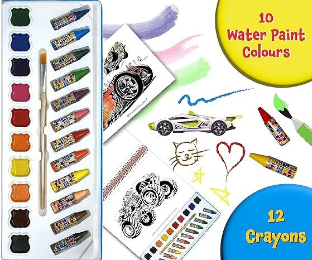 Deluxe Poster Paint & Colour: Mattel Hot Wheels