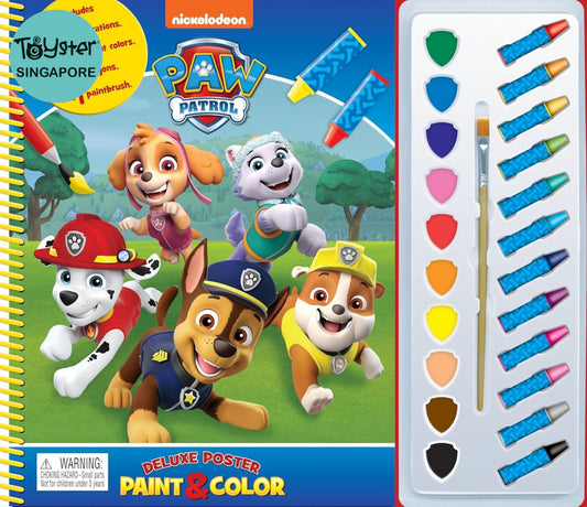 Deluxe Poster Paint & Colour: Paw Patrol