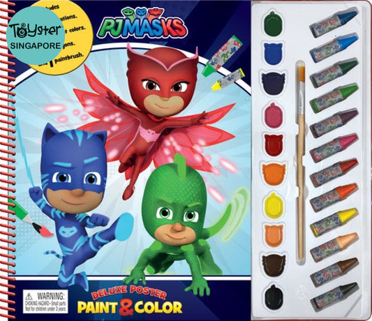 Deluxe Poster Paint & Colour: Pj Masks