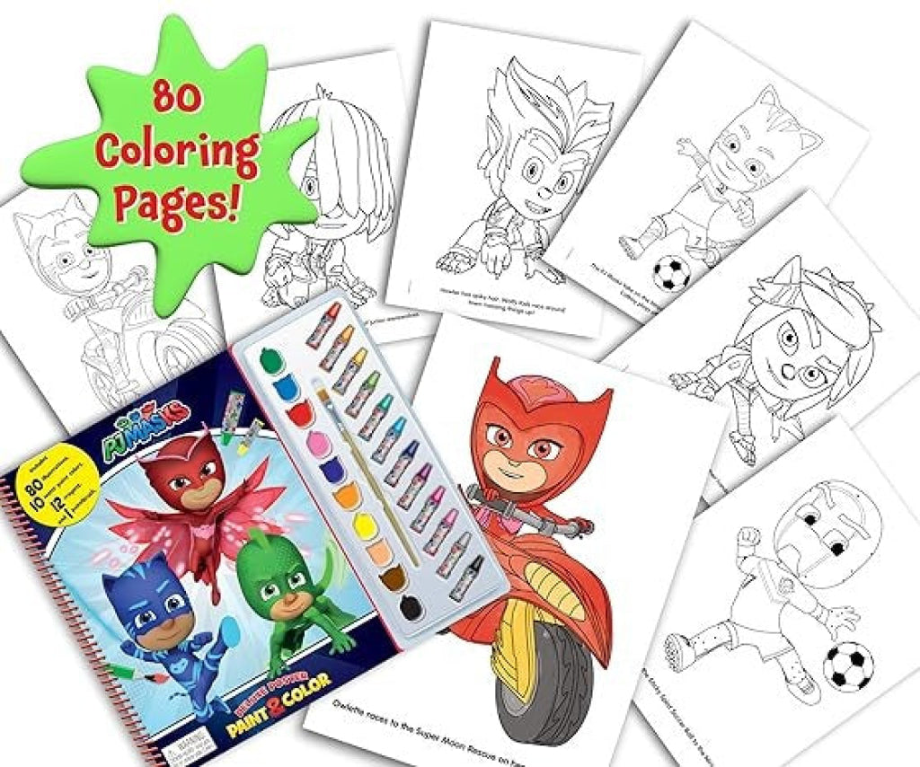 Deluxe Poster Paint & Colour: Pj Masks