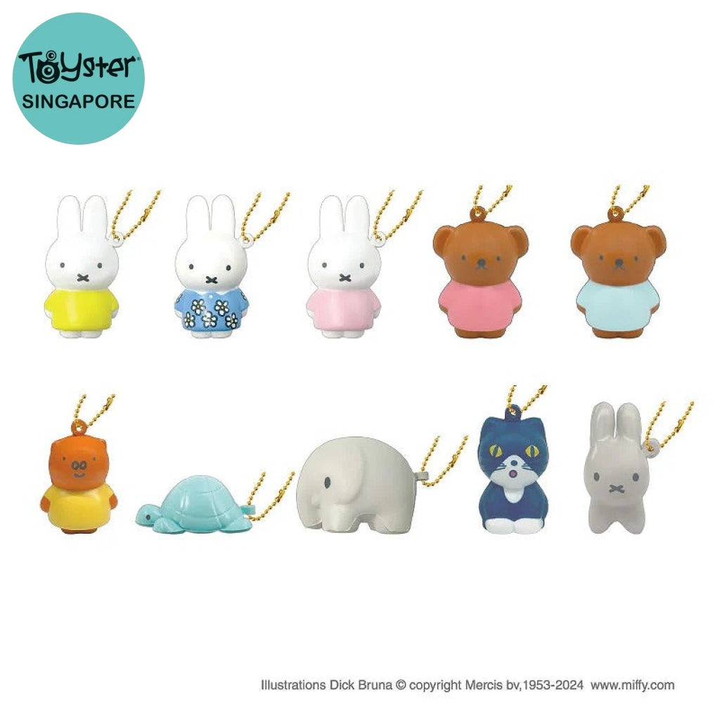 Dick Bruna Squeeze Mascot 2 Keychains Blind Box - Series Mofusand
