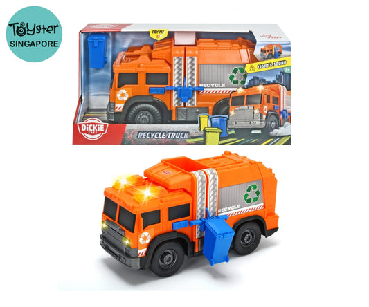 Dickie Toys Recycle Truck Orange