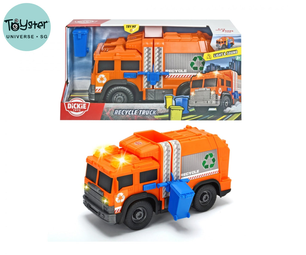 Dickie Toys Recycle Truck Orange