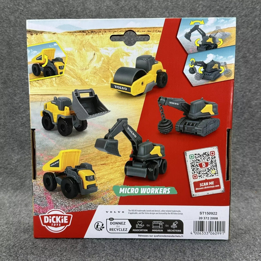 Dickie Toys Volvo Micro Workers Construction Vehicles