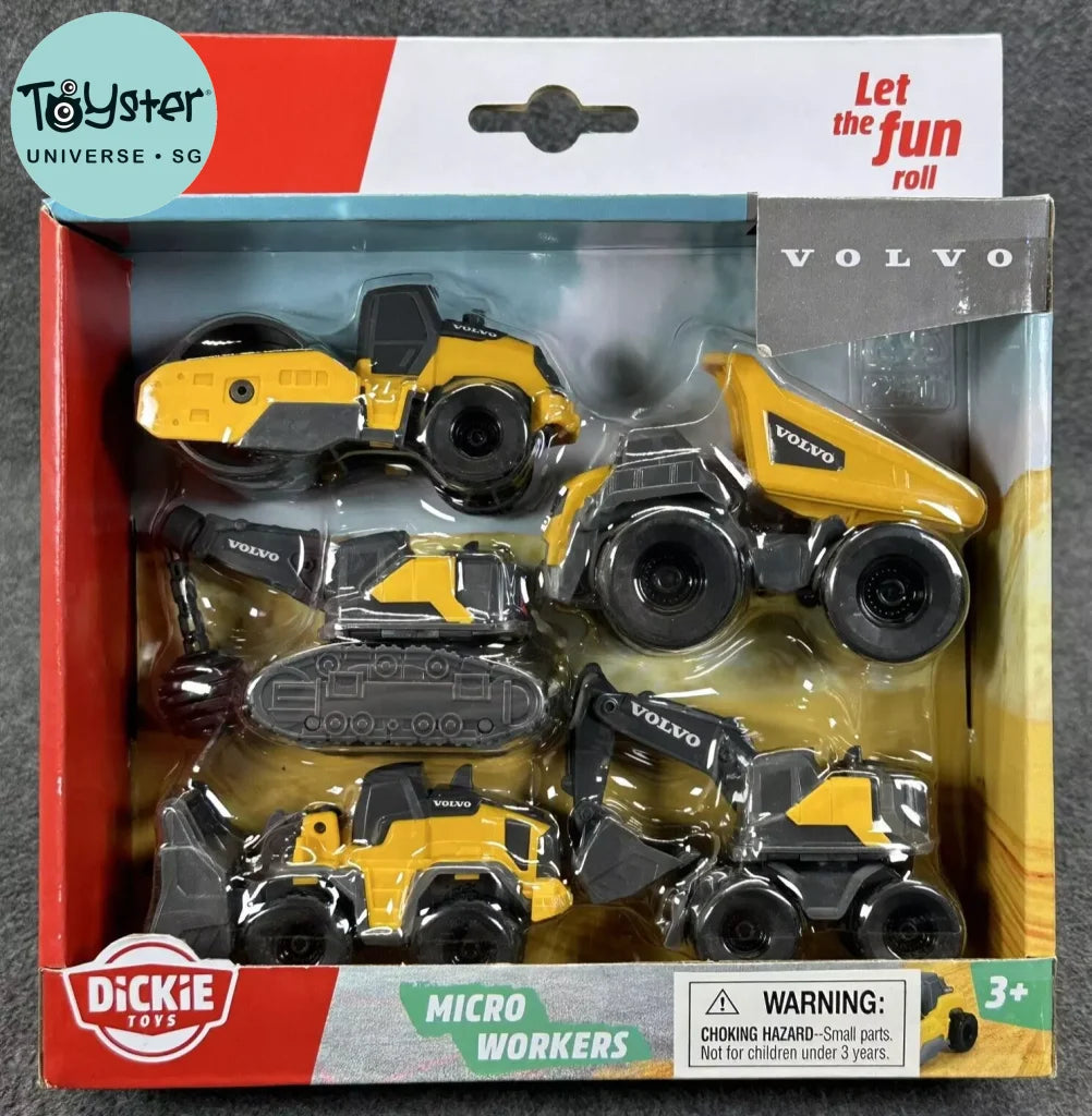 Dickie Toys Volvo Micro Workers Construction Vehicles