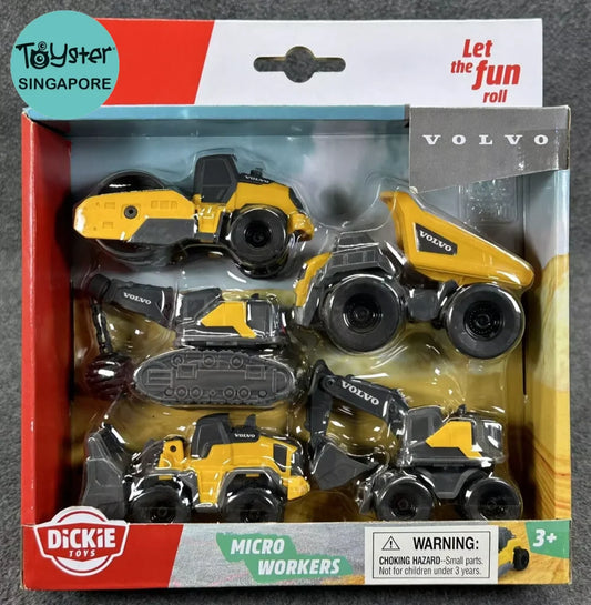 Dickie Toys Volvo Micro Workers Construction Vehicles