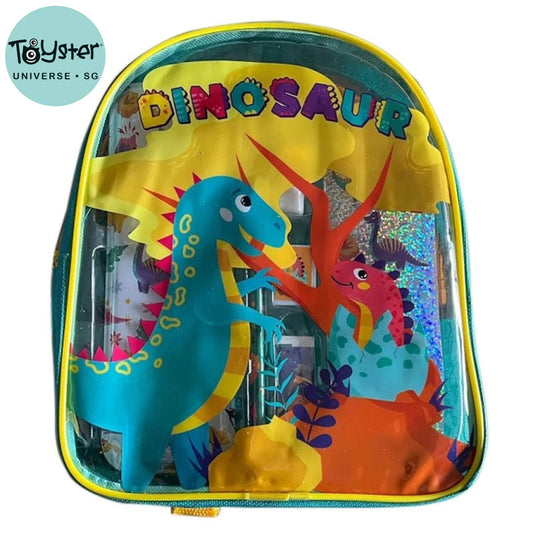 Dinosaur Backpack Stationery Set - BG Streets