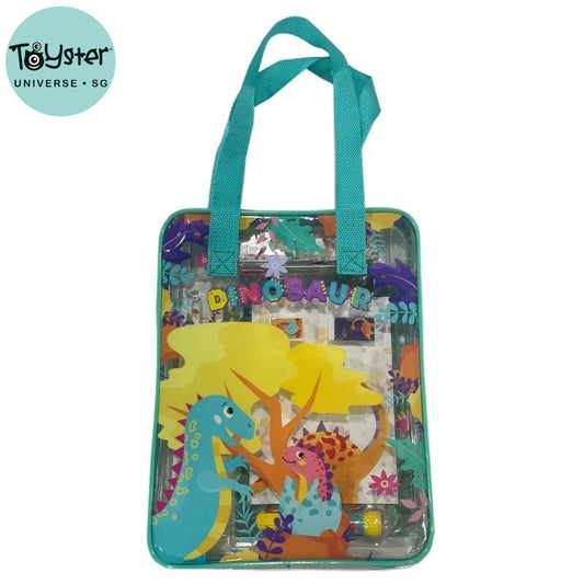 Dinosaur Totebag Stationery Set - BG Streets