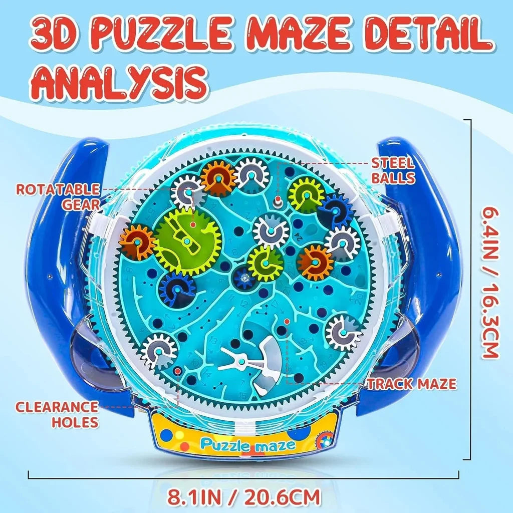 Disk Gear Balance Ball Maze Wheel