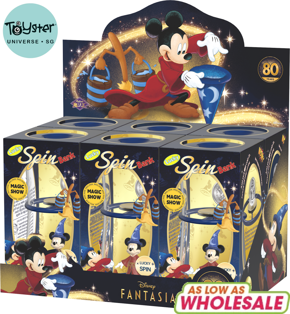 Disney Fantasia Mickey Lucky Spin Coin Bank