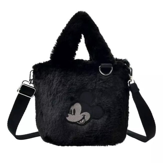 Disney Mickey Mouse 2 Way Fur Tote Bag