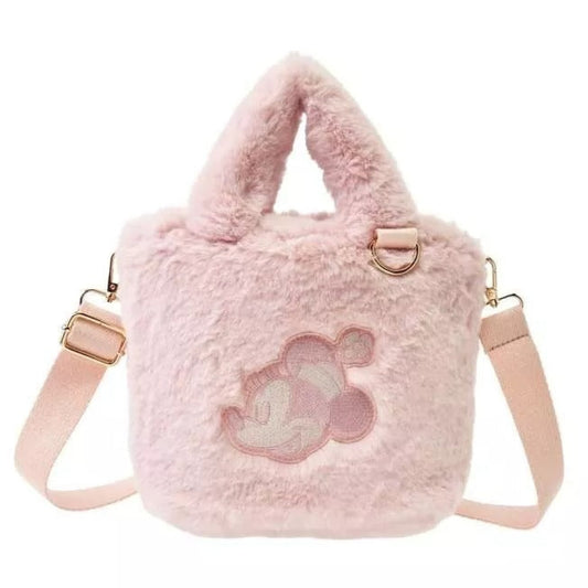 Disney Minnie Mouse 2 Way Fur Tote Bag