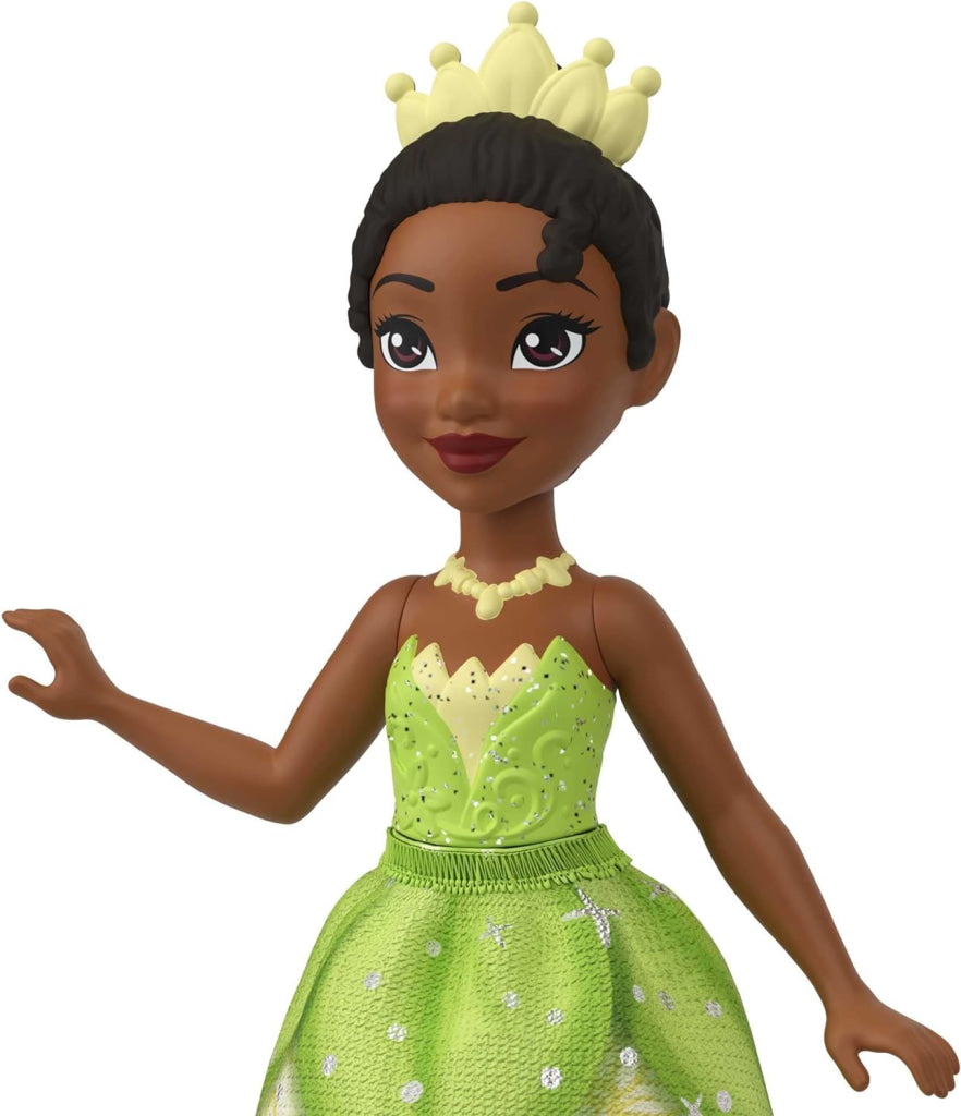 Disney Princess 6 Posable Small Dolls With Sparkling Clothing And 13 Tea Party Accessories
