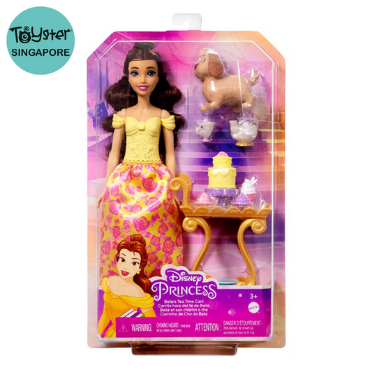 Disney Princess Belles Tea Time Cart Doll And Playset