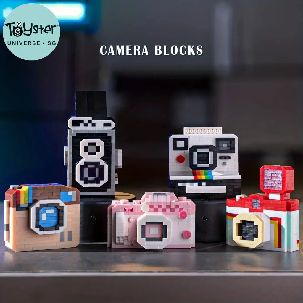 Diy Camera Micro Particle Assembly Mini Model Building Block