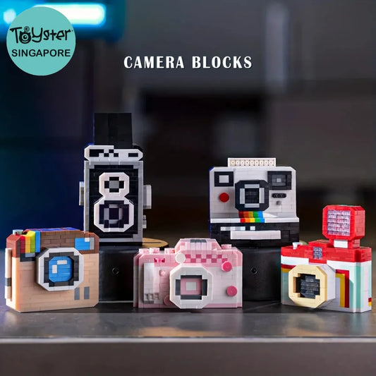 Diy Camera Micro Particle Assembly Mini Model Building Block