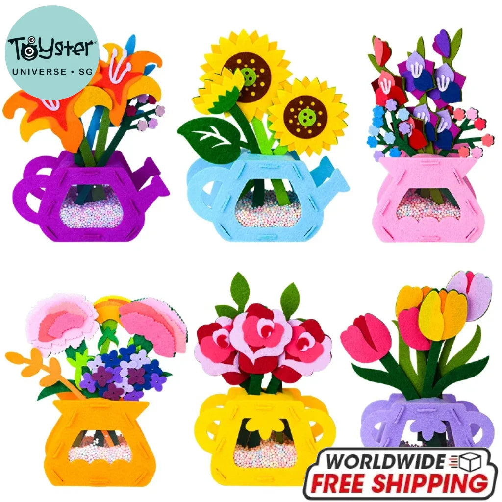 Diy Flower Toys Montessori Arts Crafts