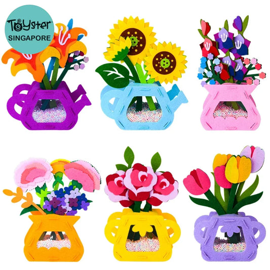 Diy Flower Toys Montessori Arts Crafts