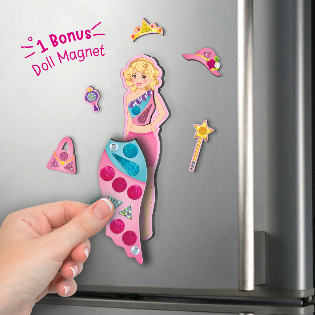 DIY Magnetic Dress Up - Princess - Magnetic