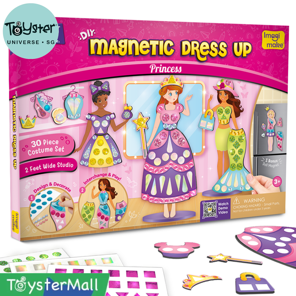 DIY Magnetic Dress Up - Princess - Magnetic