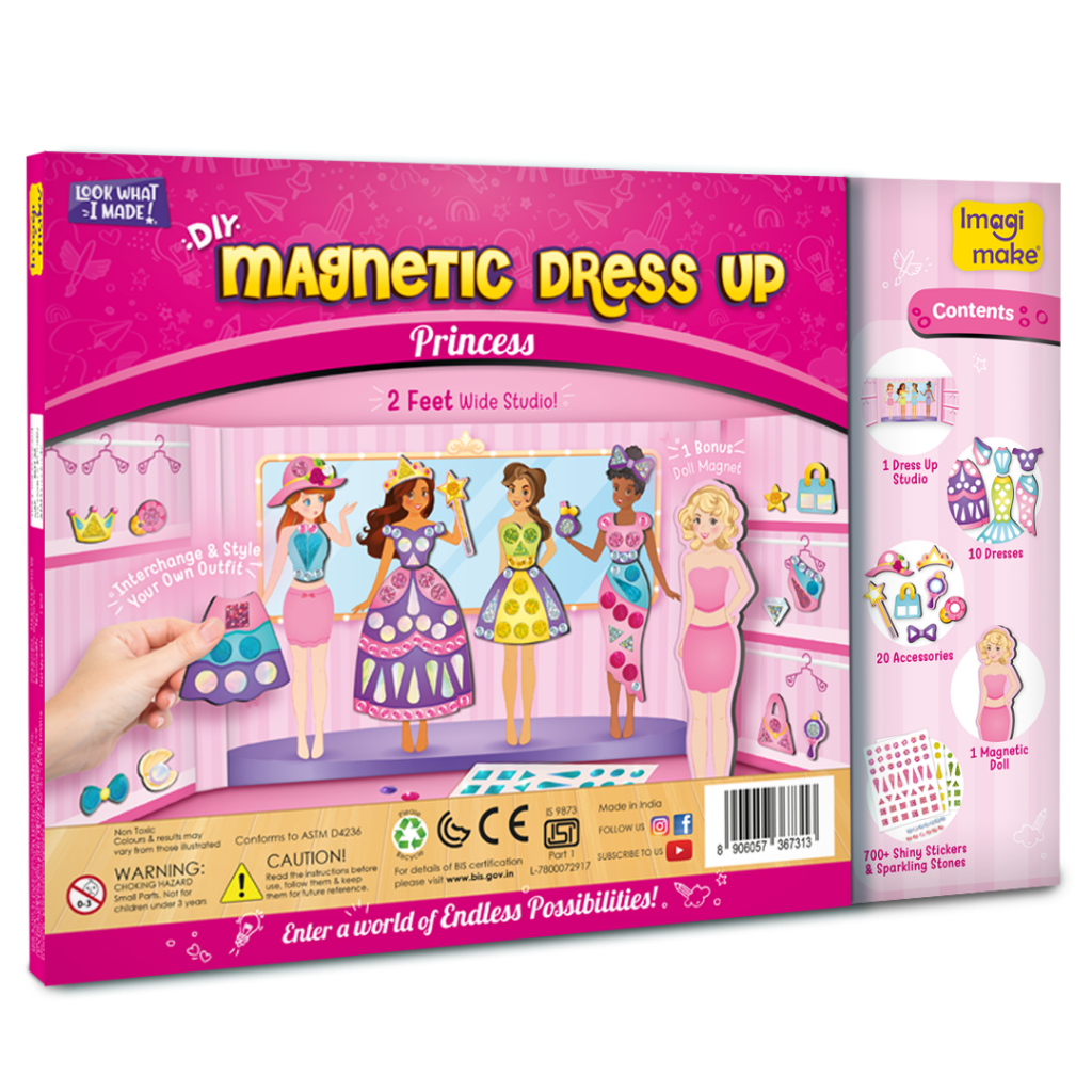 DIY Magnetic Dress Up - Princess - Magnetic