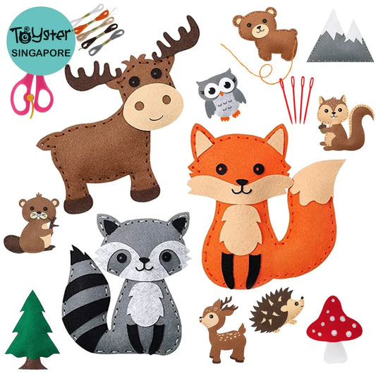 Diy Sewing Animals Craft Kit Forest Creatures