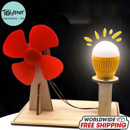 Diy Wooden Wind Generator Model