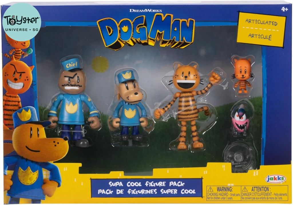 Dog Man Figure Multipack - Dog Man