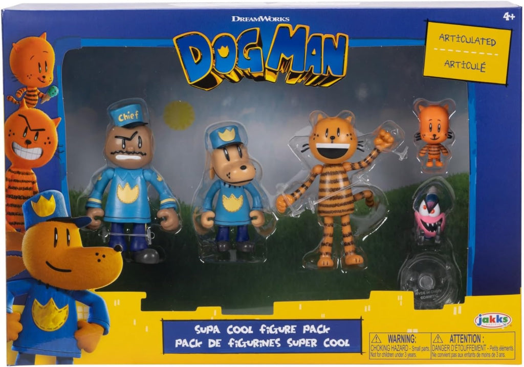 Dog Man Figure Multipack - Dog Man