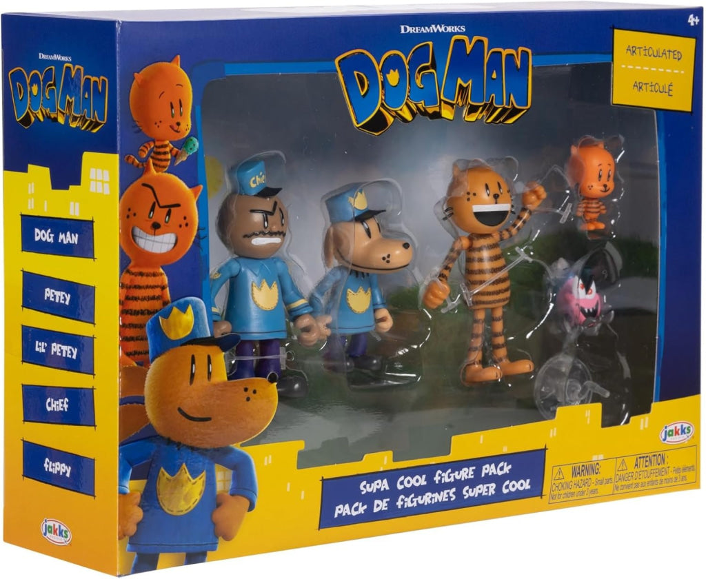 Dog Man Figure Multipack - Dog Man