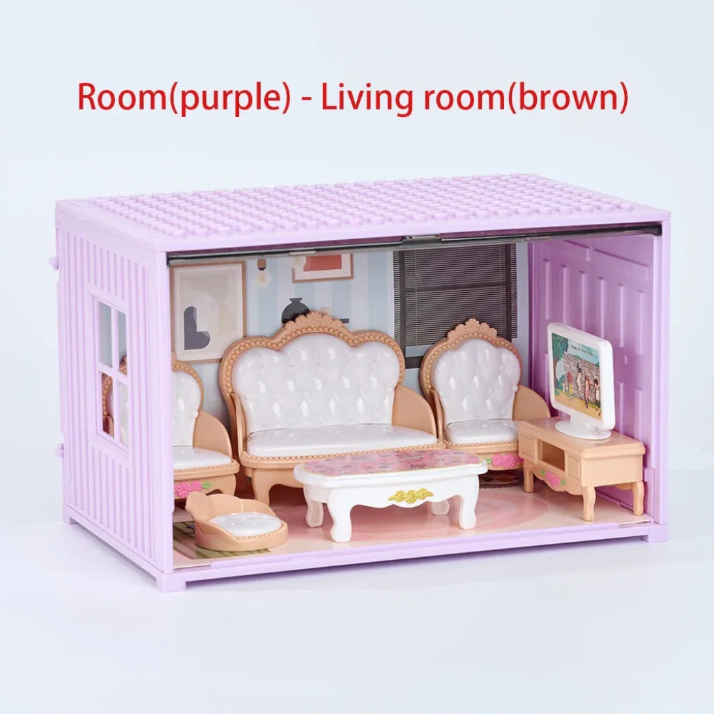 Dollhouse Furniture Container - B-Livingroom Home