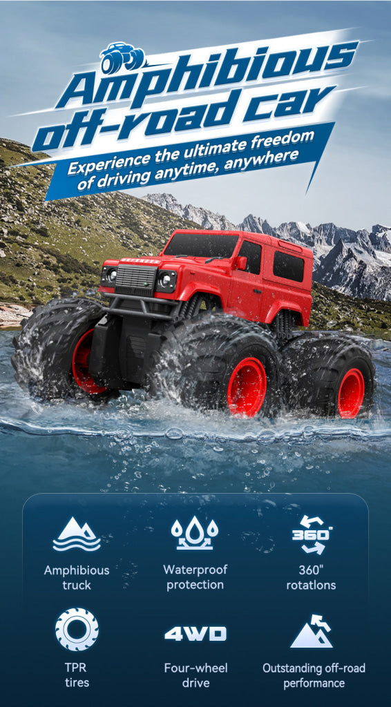 Double E Land Rover Amphibious Rc E343