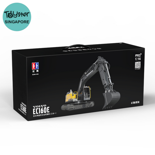 Double E Hobby Licensed Volvo 3 In 1 Rc Alloy Excavator 1/16 Scale E598-003