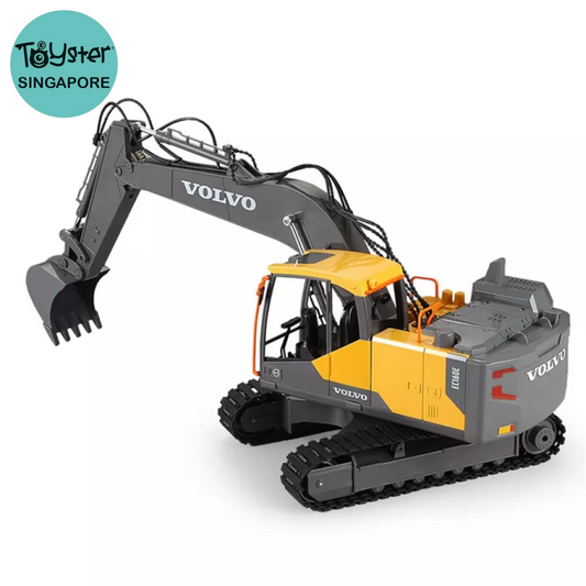 Double E Licensed Volvo Rc Excavator Metal Shovel 1/16 Scale E568-003