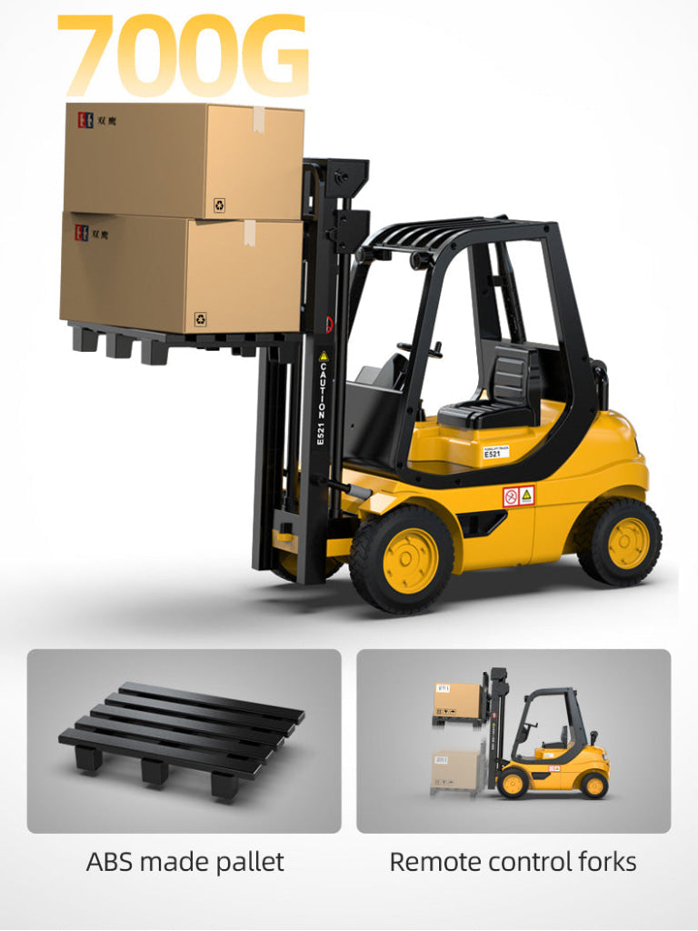 フォークリフトDouble E RC Forklift E521-003 1/8 DOUBLE E リモートコントロールフォークリフト 1/8スケール E521-003