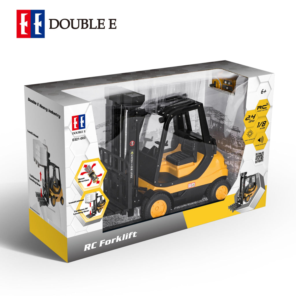 フォークリフトDouble E RC Forklift E521-003 1/8 DOUBLE E リモートコントロールフォークリフト 1/8スケール E521-003