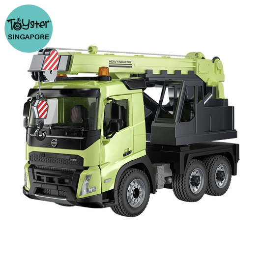 Double E Licensed Volvo Fmx Crane Truck 1/20 Scale E506-003