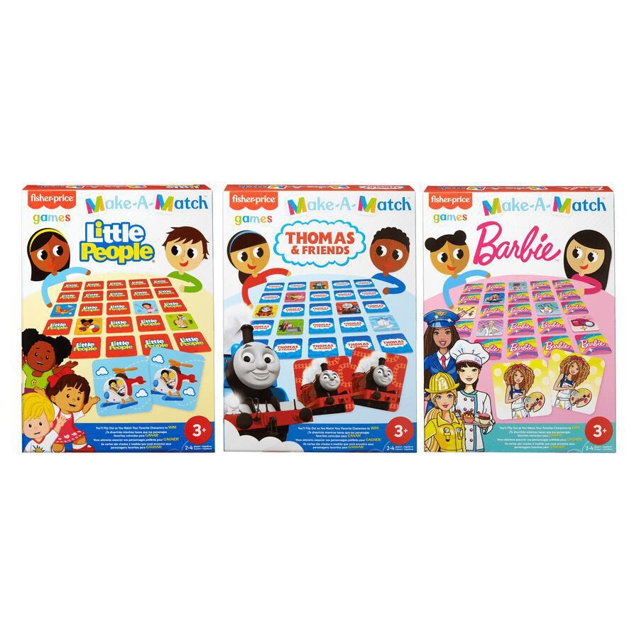 Fisher-Price Games Make-A-Match - Barbie