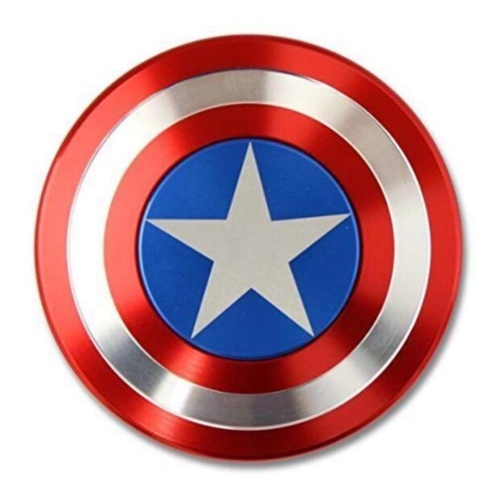 Edc Captain America Shield Hand Fidget Spinner Red