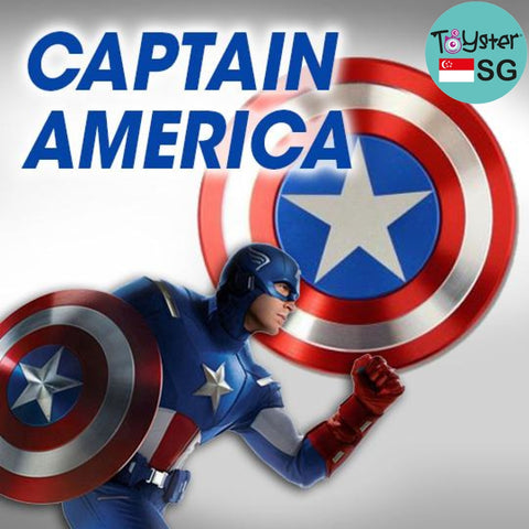 Edc Captain America Shield Hand Fidget Spinner Red