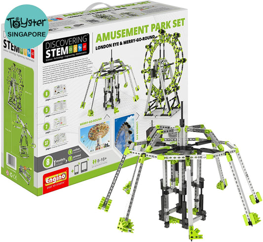 Engino Amusement Park Set- London Eye & Ferris Whl Construction Set