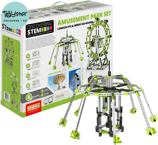 Engino Amusement Park Set- London Eye & Ferris Whl Construction Set