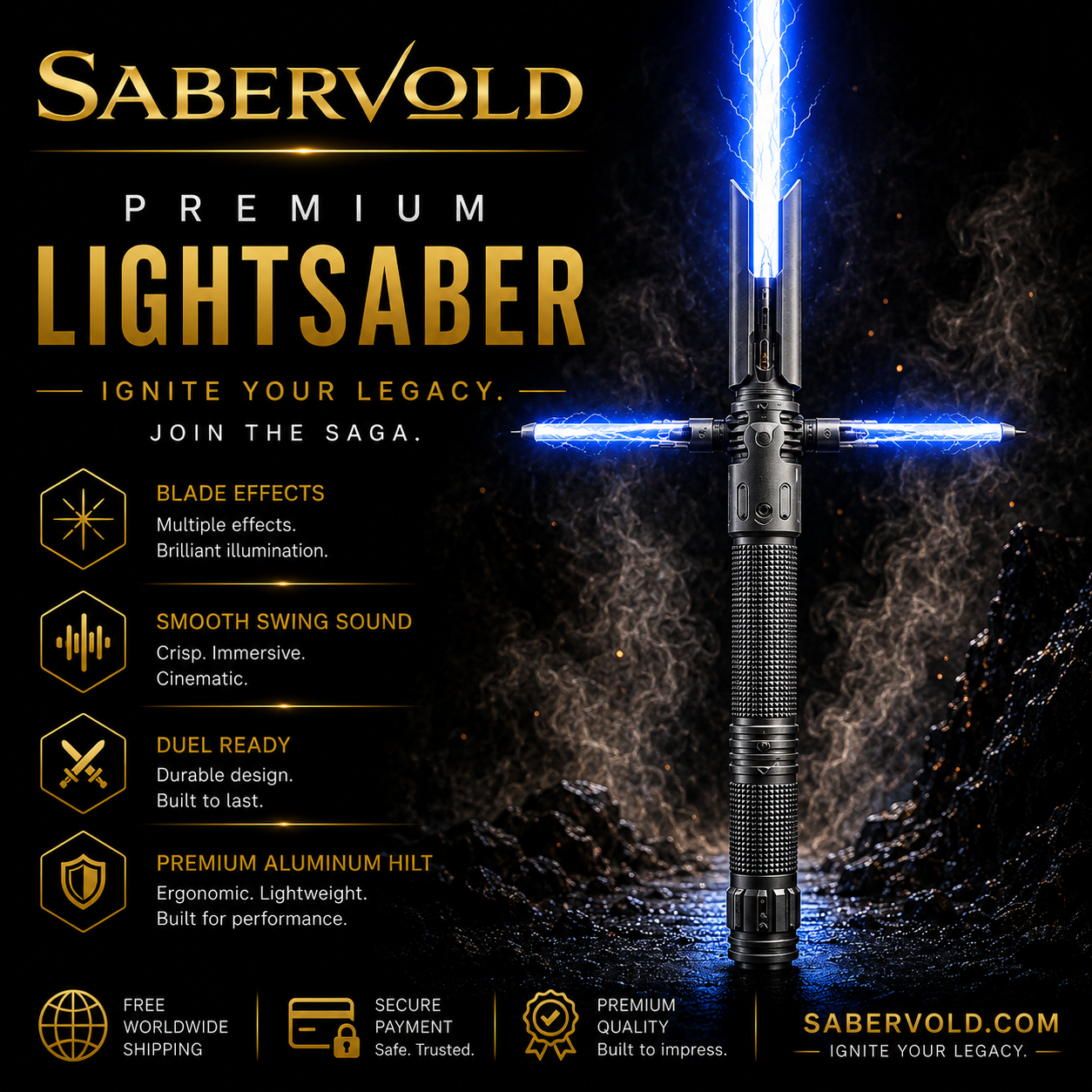 TXQSABER ヴェントレス+ダースモール - レプリカシリーズ ライトセーバー